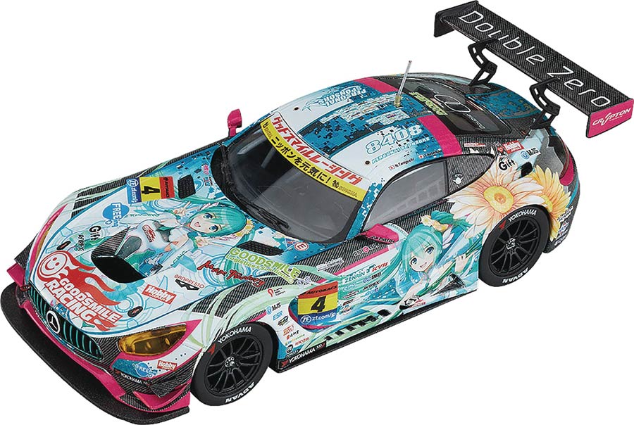 Hatsune Miku GT Project AMG 2017 Champion 1/43 Scale Mini Car