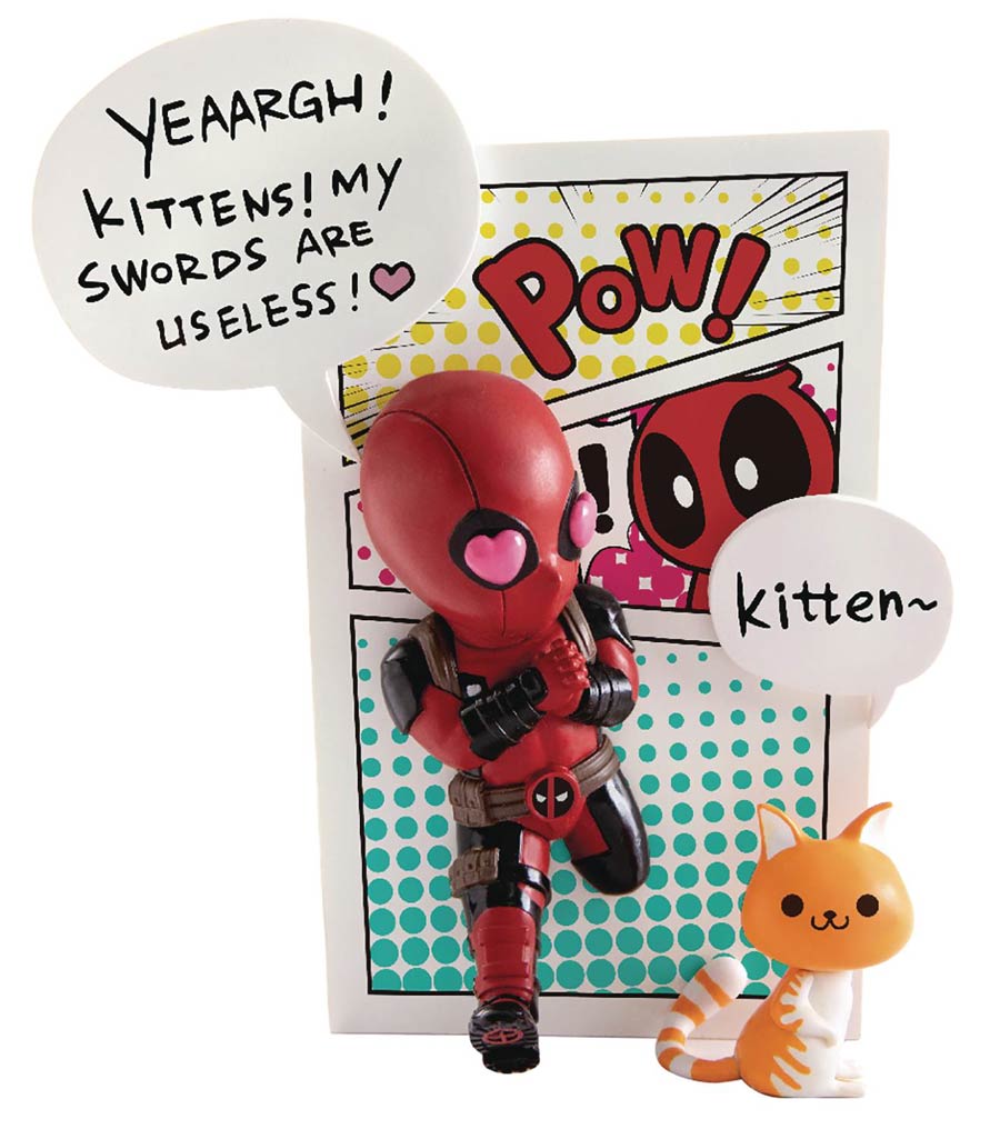 Marvel Comics MEA-004 Deadpool Jump Out The Fourth Wall Previews Exclusive Figure