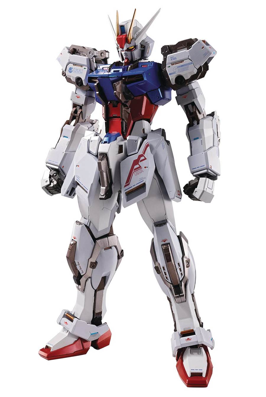 コミック・アニメ L BUILD AILE STRIKE GUNDAM Gundam Metal Build - Aile Strike Gundam Action Figure - Midtown Comics