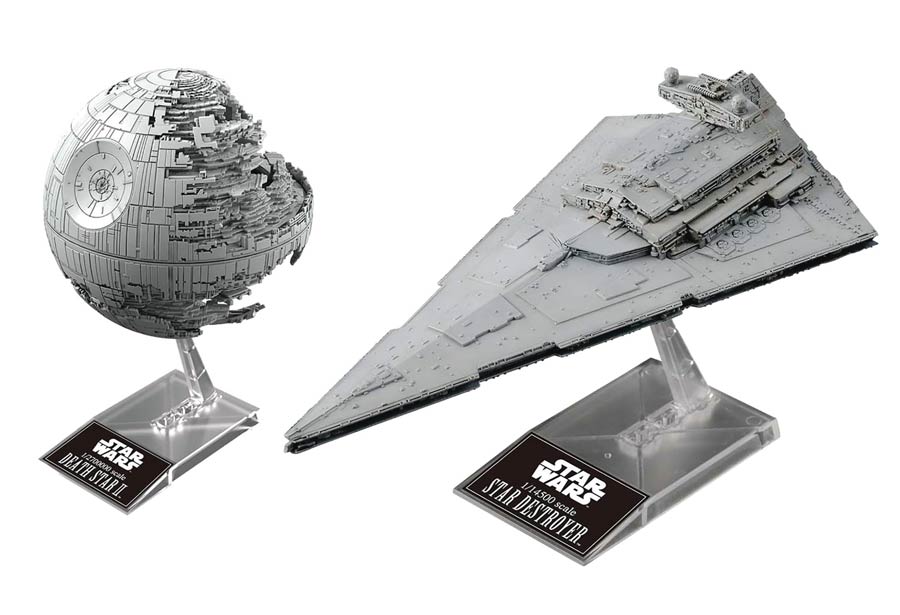 Star Wars 1/2700000 & 1/14500 Kit - Death Star II & Star Destroyer Set