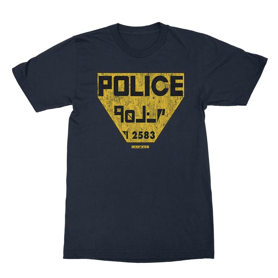 Fifth Element Police Navy T-Shirt Large