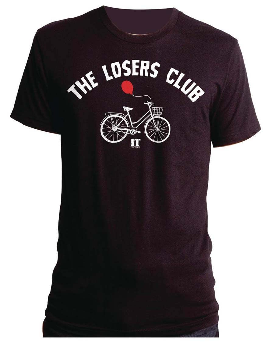 IT Losers Club Black T-Shirt Large