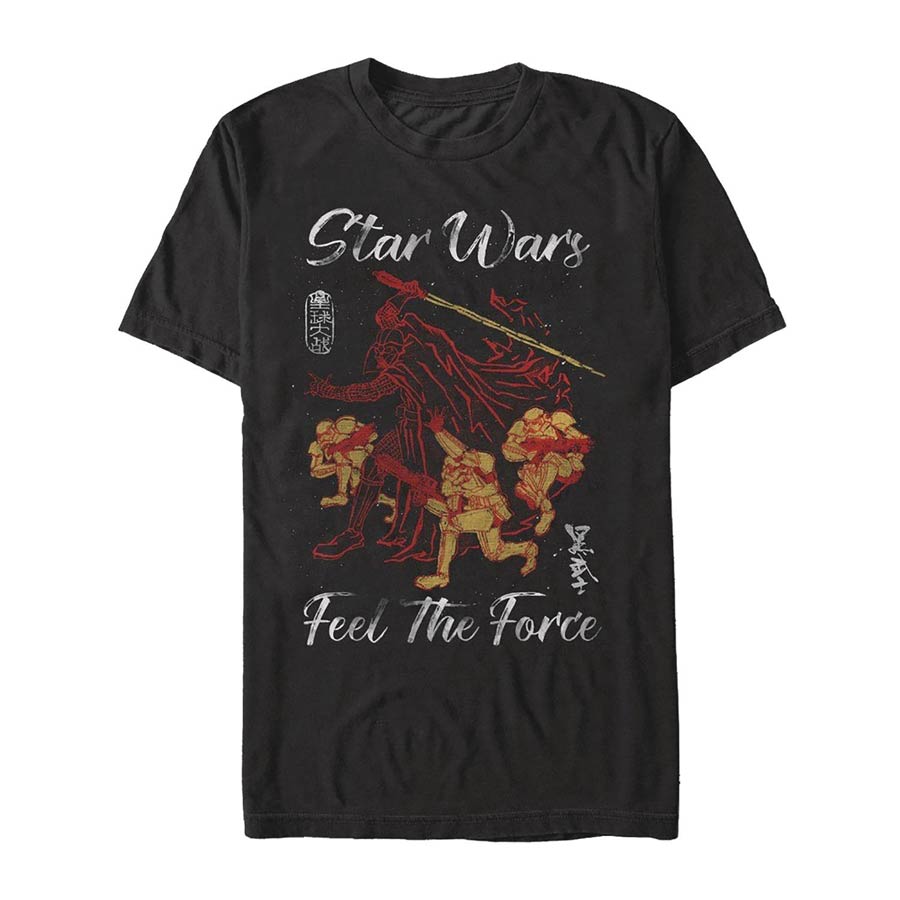 Star Wars Dark Drop Black T-Shirt Large