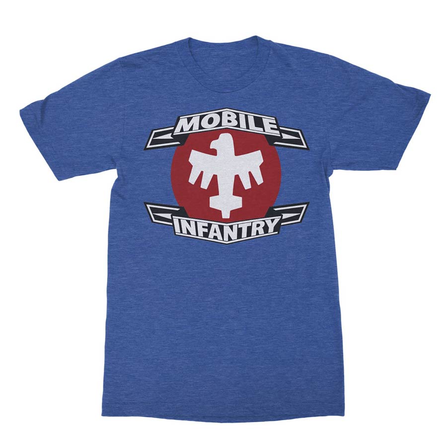 Starship Troopers Mobile Infantry Royal Heather T-Shirt Large