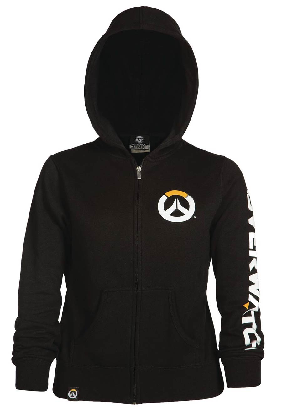 Overwatch Logo Womens Zip-Up Hoodie X-Large