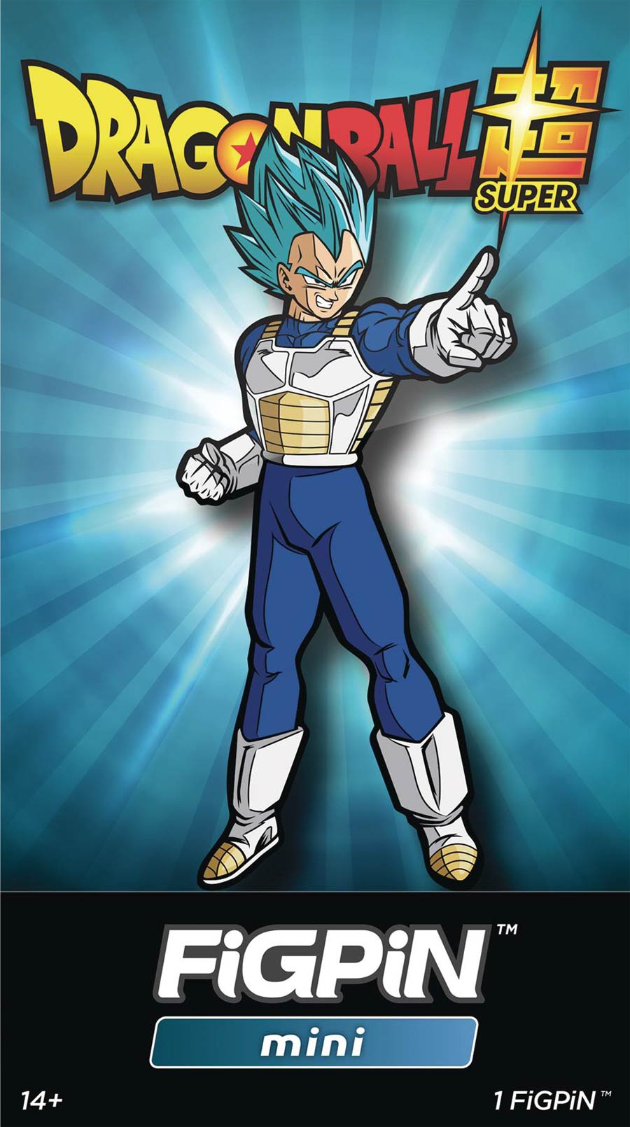 FigPin Mini Dragon Ball Super Pin 12-Piece Case - Super Saiyan God SS Vegeta