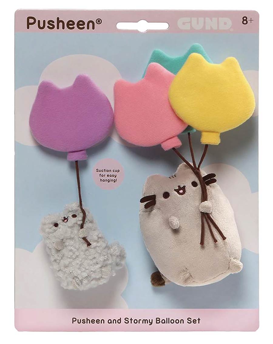 Gund Pusheen And Stormy Balloon Clings