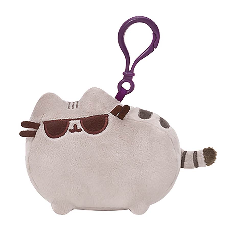 Gund Pusheen Backpack Clip - Pusheen With Sunglasses