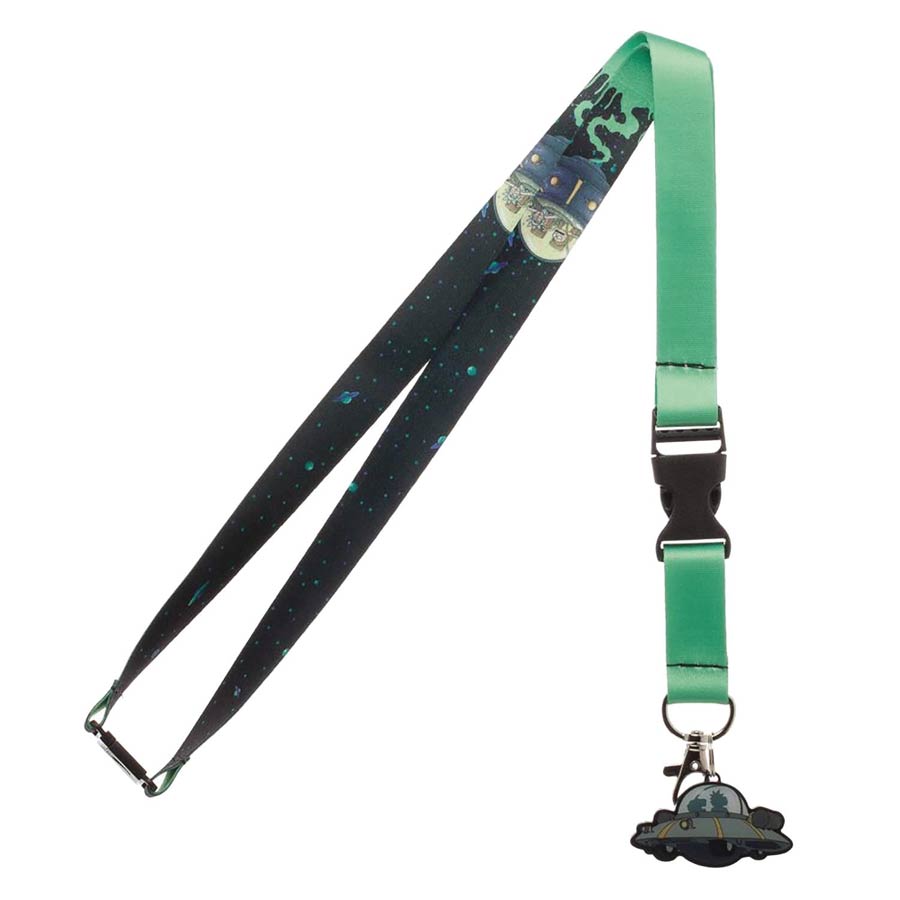 Rick And Morty Spaceship Lanyard