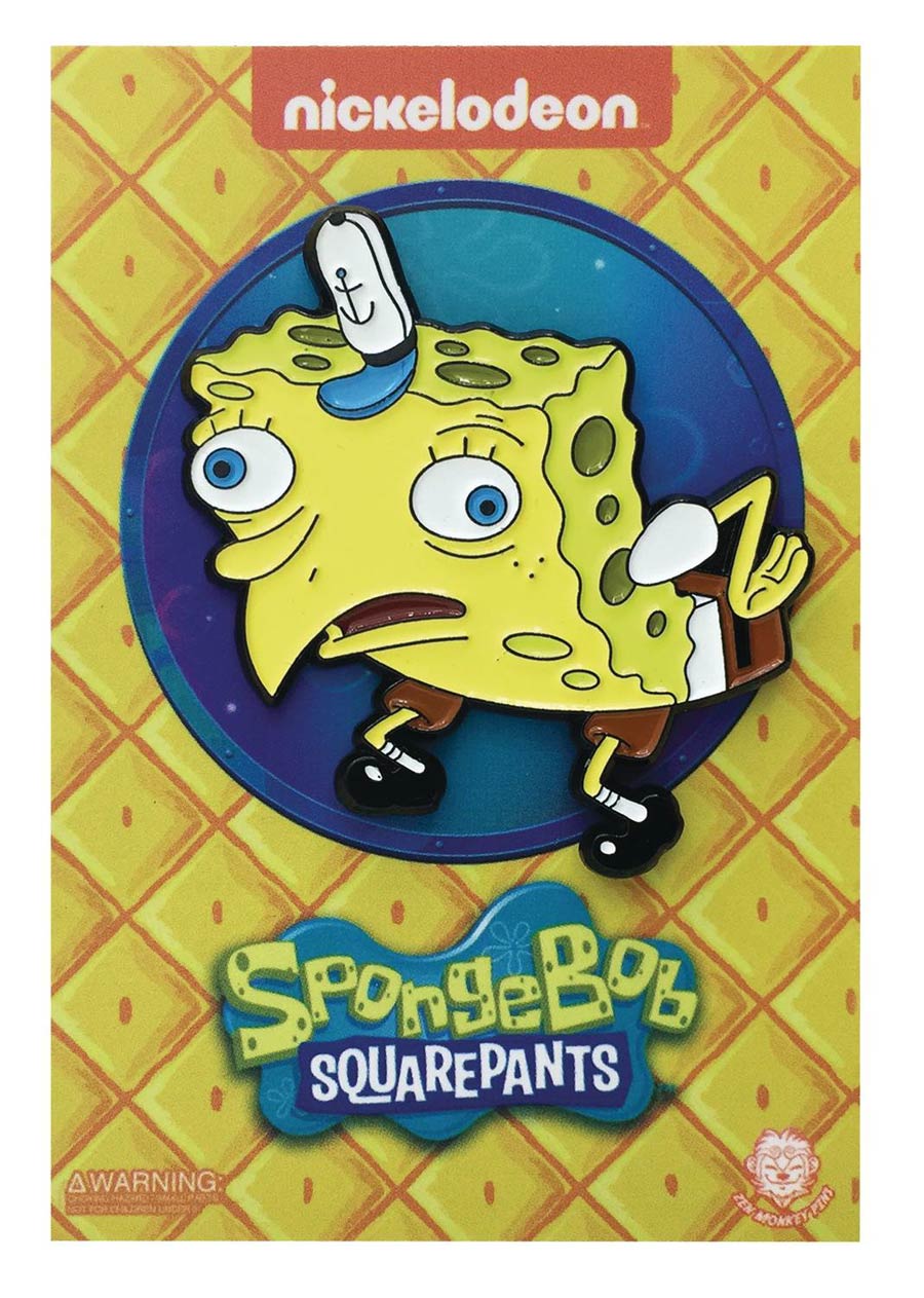 SpongeBob Mocking Enamel Pin