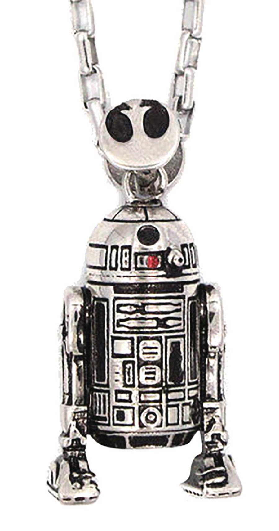 Star Wars Shadow Series R2-D2 Silver Pendant