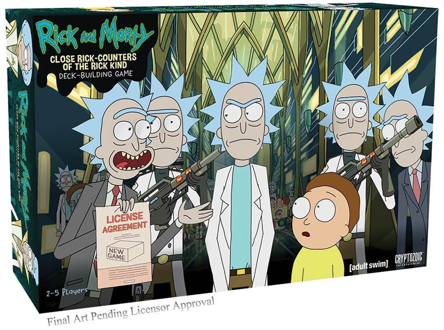 Rick And Morty Deck Building Game Close Rick Counters