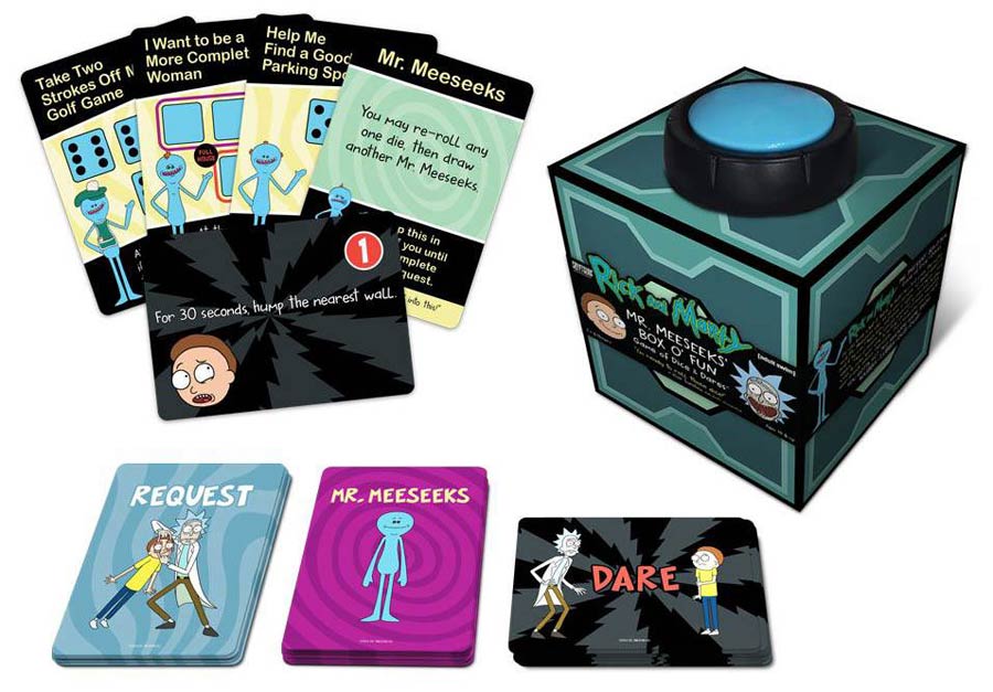 Rick And Morty Mr Meeseeks Game Of Dice And Dares Dice Game