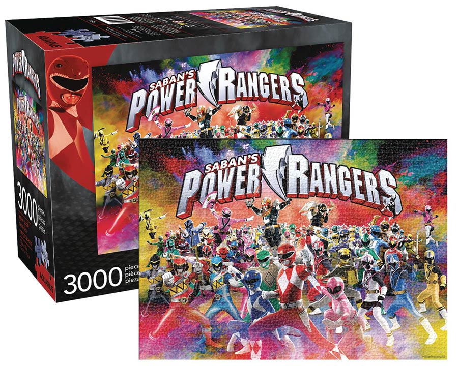 Mighty Morphin Power Rangers 3000-Piece Jigsaw Puzzle