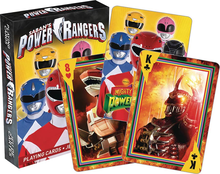 Mighty Morphin Power Rangers Playing Cards