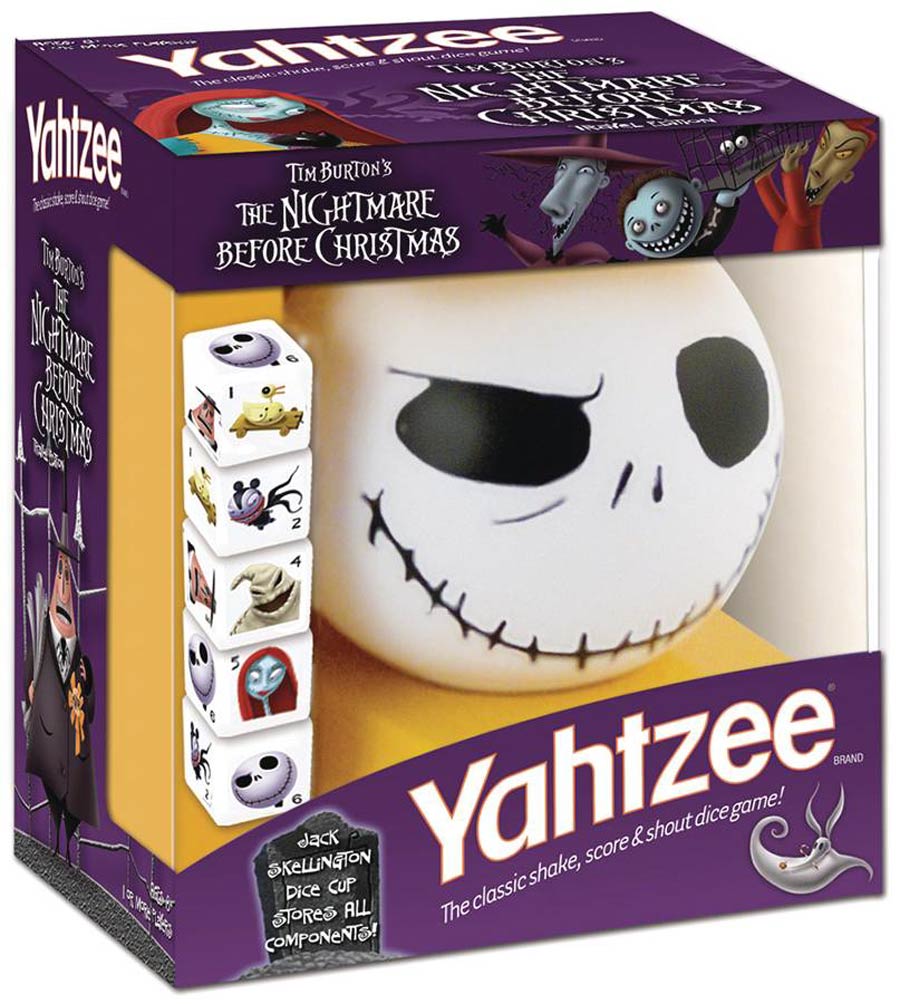 Yahtzee Nightmare Before Christmas 25th Anniversary Edition