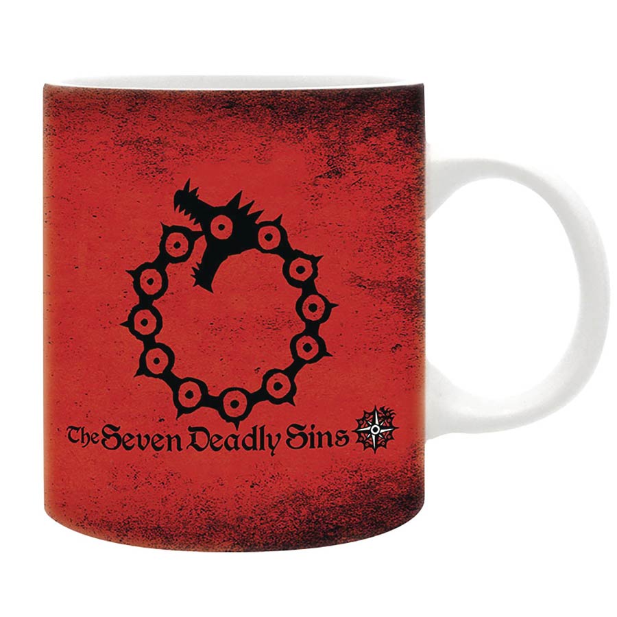 Seven Deadly Sins Ceramic 12-Ounce Mug - Emblems