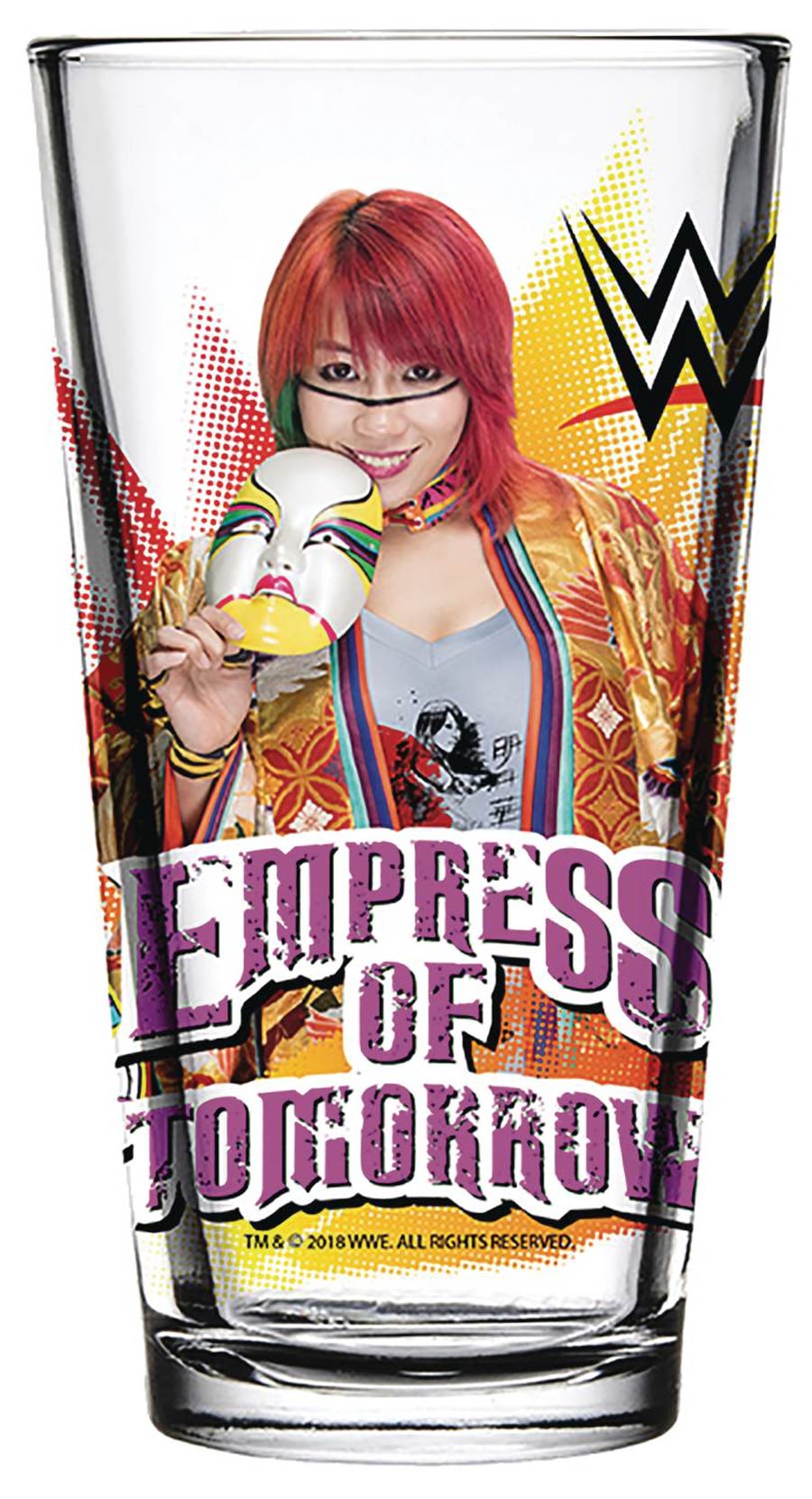 Toon Tumblers WWE Superstars Pint Glass - Asuka