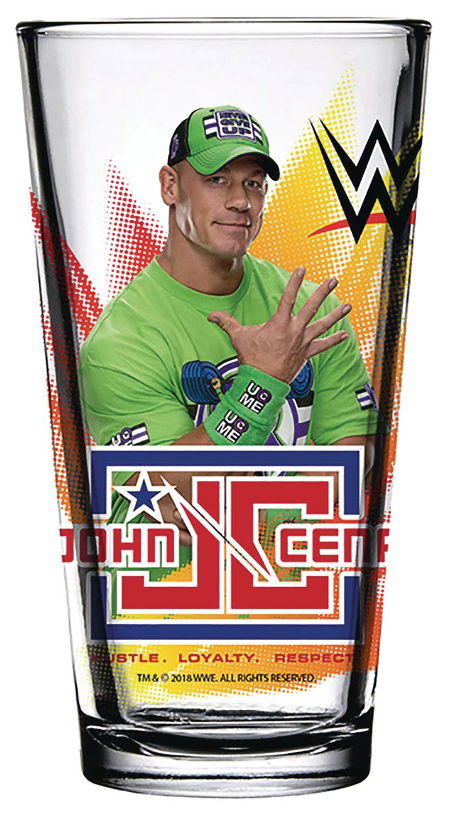Toon Tumblers WWE Superstars Pint Glass - John Cena
