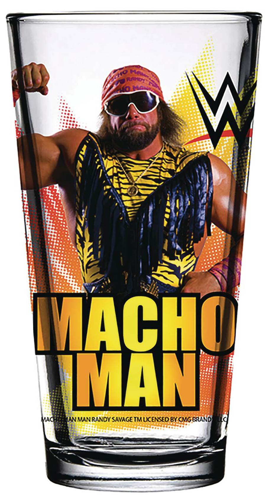 Toon Tumblers WWE Superstars Pint Glass - Randy Savage