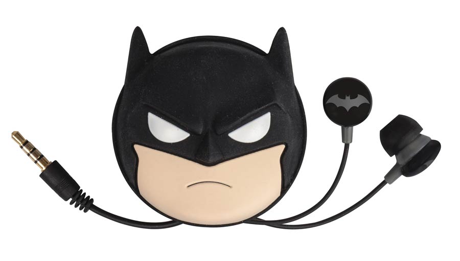 DC Heroes Batman Tribe Baggy Earphones With Pouch