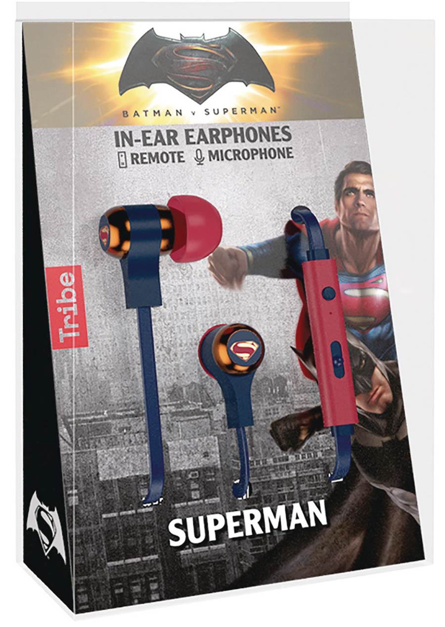 DC Heroes Tribe Swing Earphones - Superman