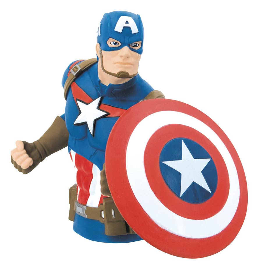 Captain America PVC Bust Bank