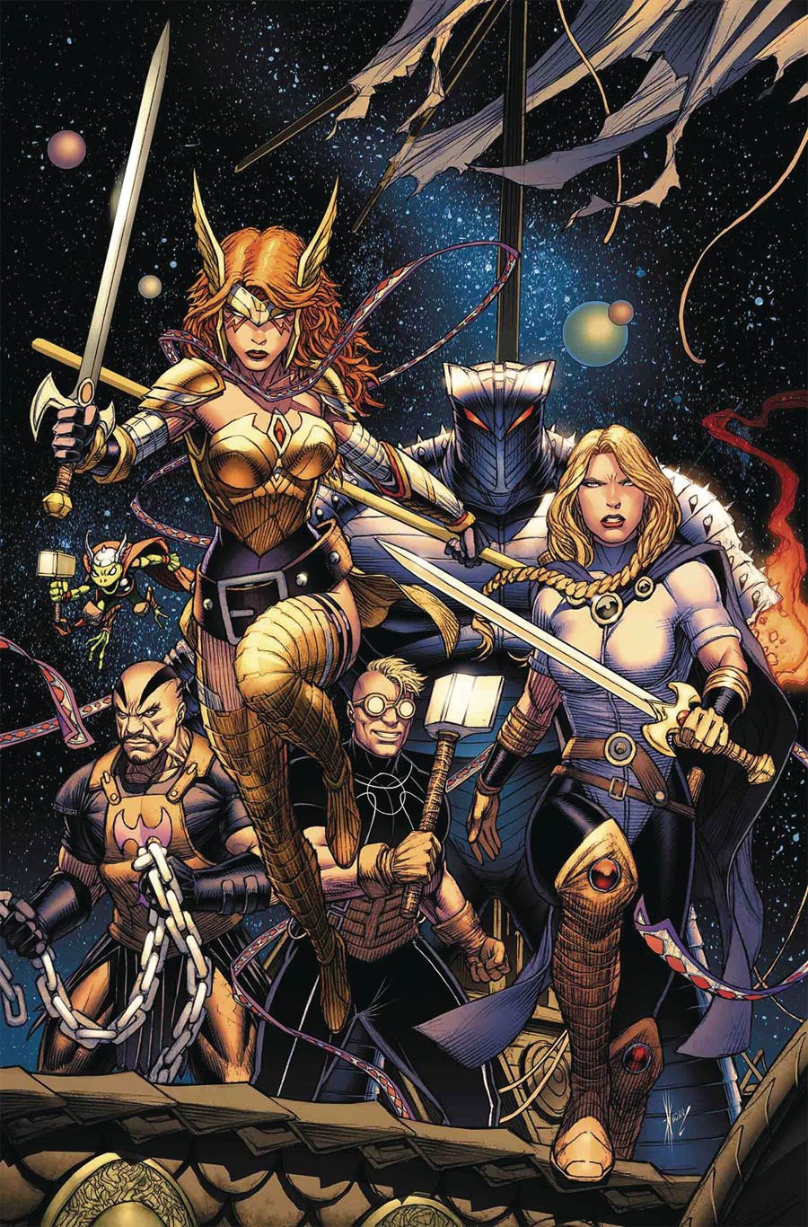 Asgardians Of The Galaxy #1 By Dale Keown Poster