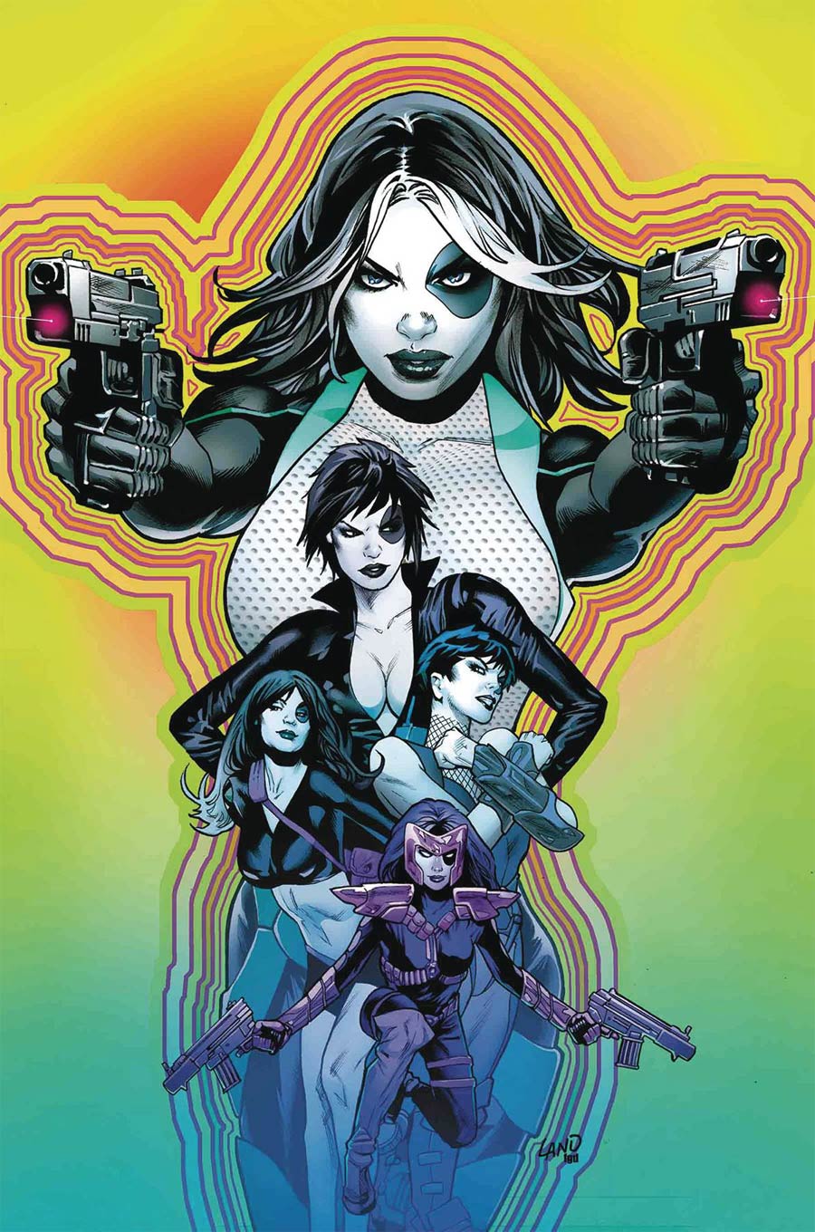 Domino Vol 3 #6 By Greg Land Poster