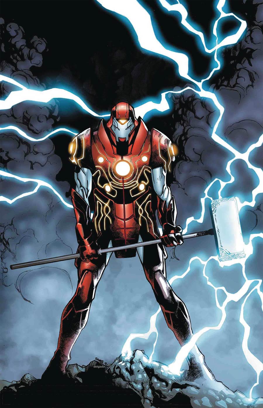 Infinity Wars Iron Hammer #1 By Humberto Ramos Poster