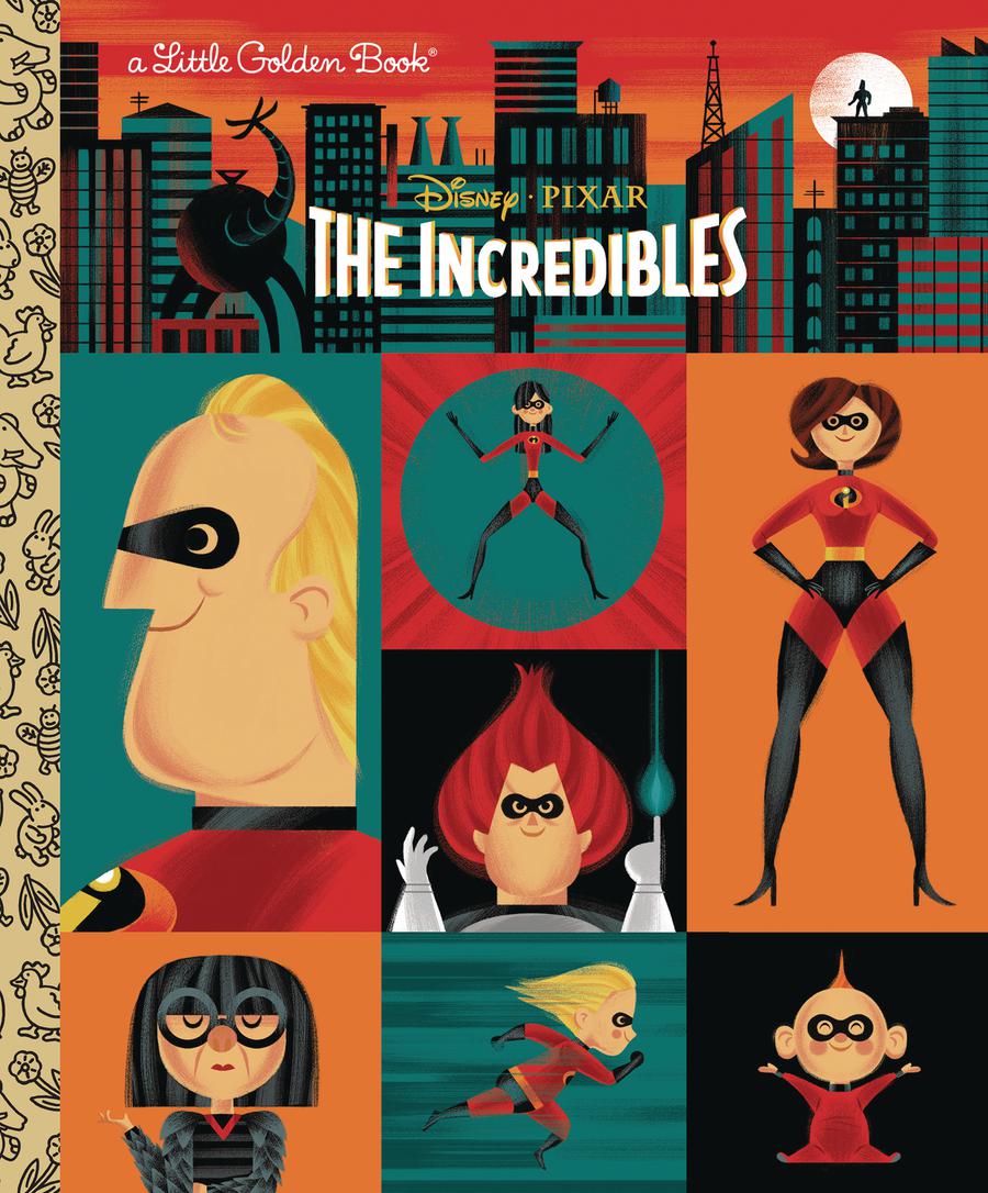 Disney Pixar Incredibles Liitle Golden Book HC