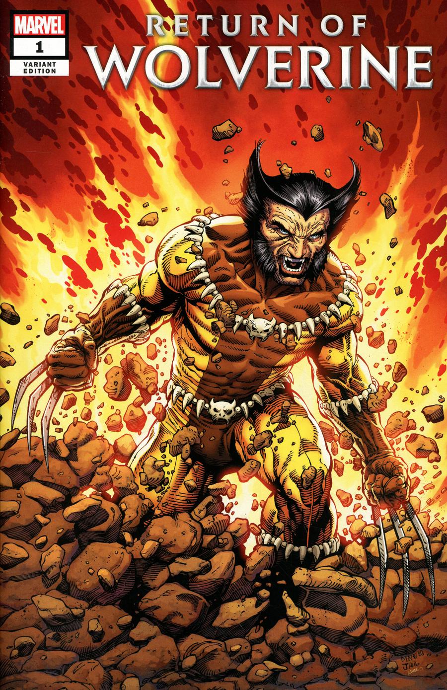 Return Of Wolverine #1 Cover C Variant Steve McNiven Fang Costume Cover