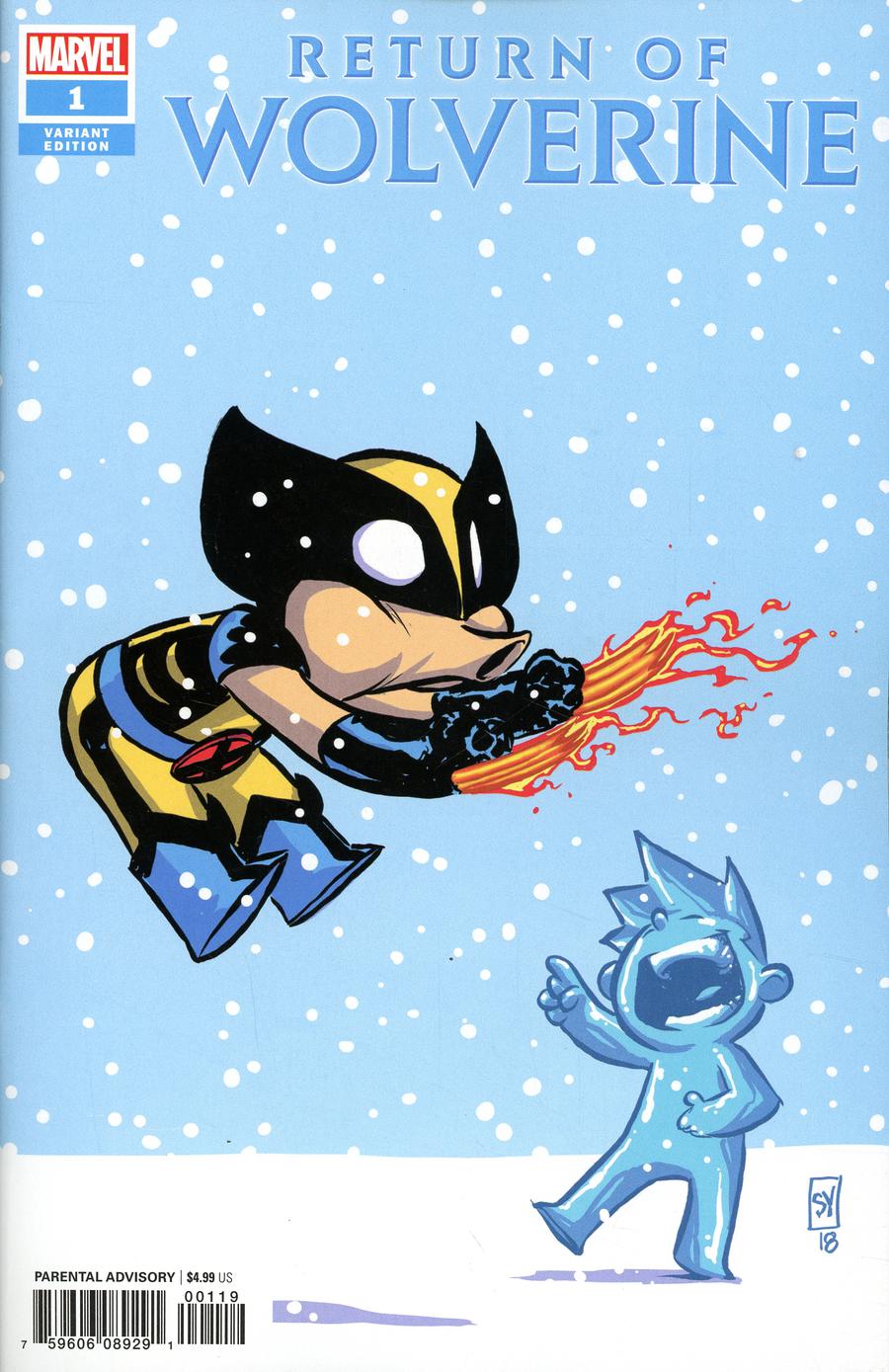 Return Of Wolverine #1 Cover I Variant Skottie Young Baby Cover