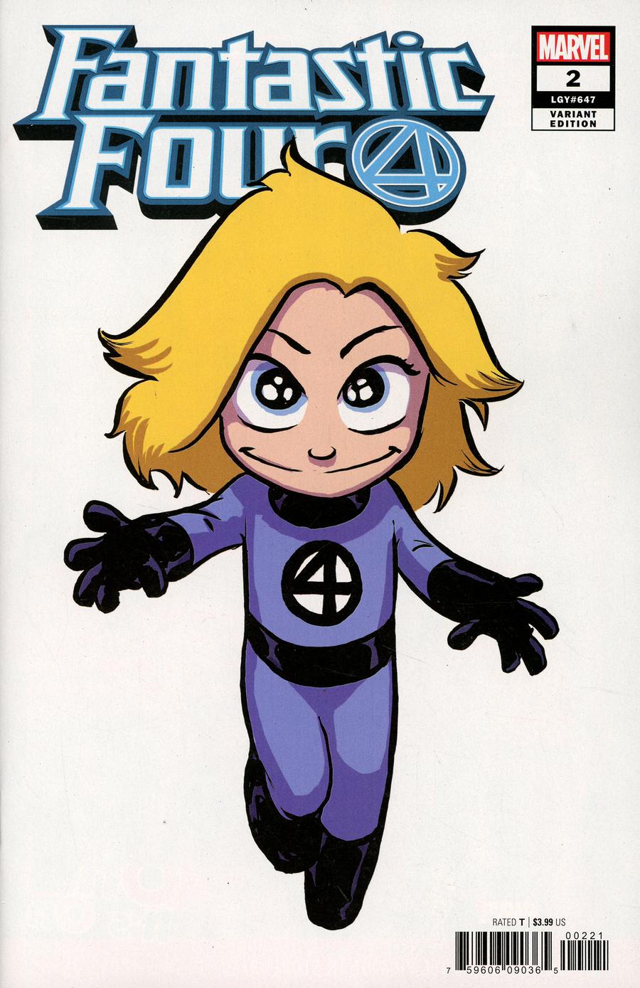 Fantastic Four Vol 6 #2 Cover D Variant Skottie Young Baby Cover