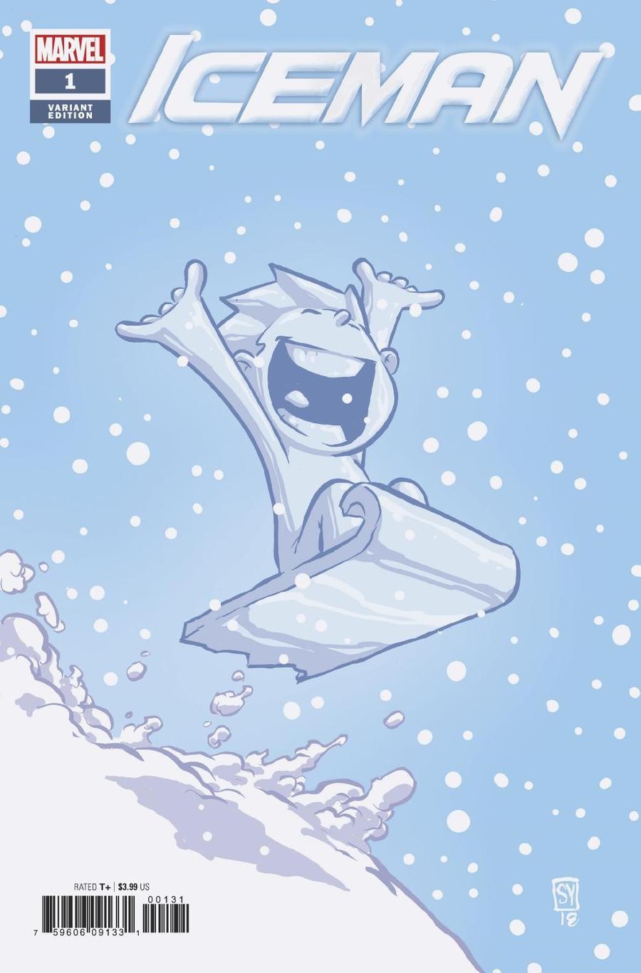 Iceman Vol 4 #1 Cover B Variant Skottie Young Baby Cover