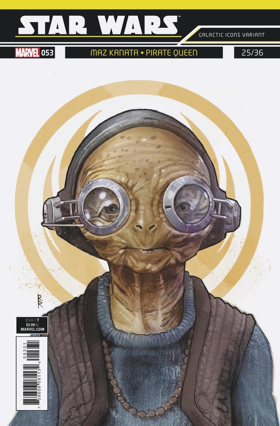 Star Wars Vol 4 #53 Cover C Variant Rod Reis Galactic Icon Cover