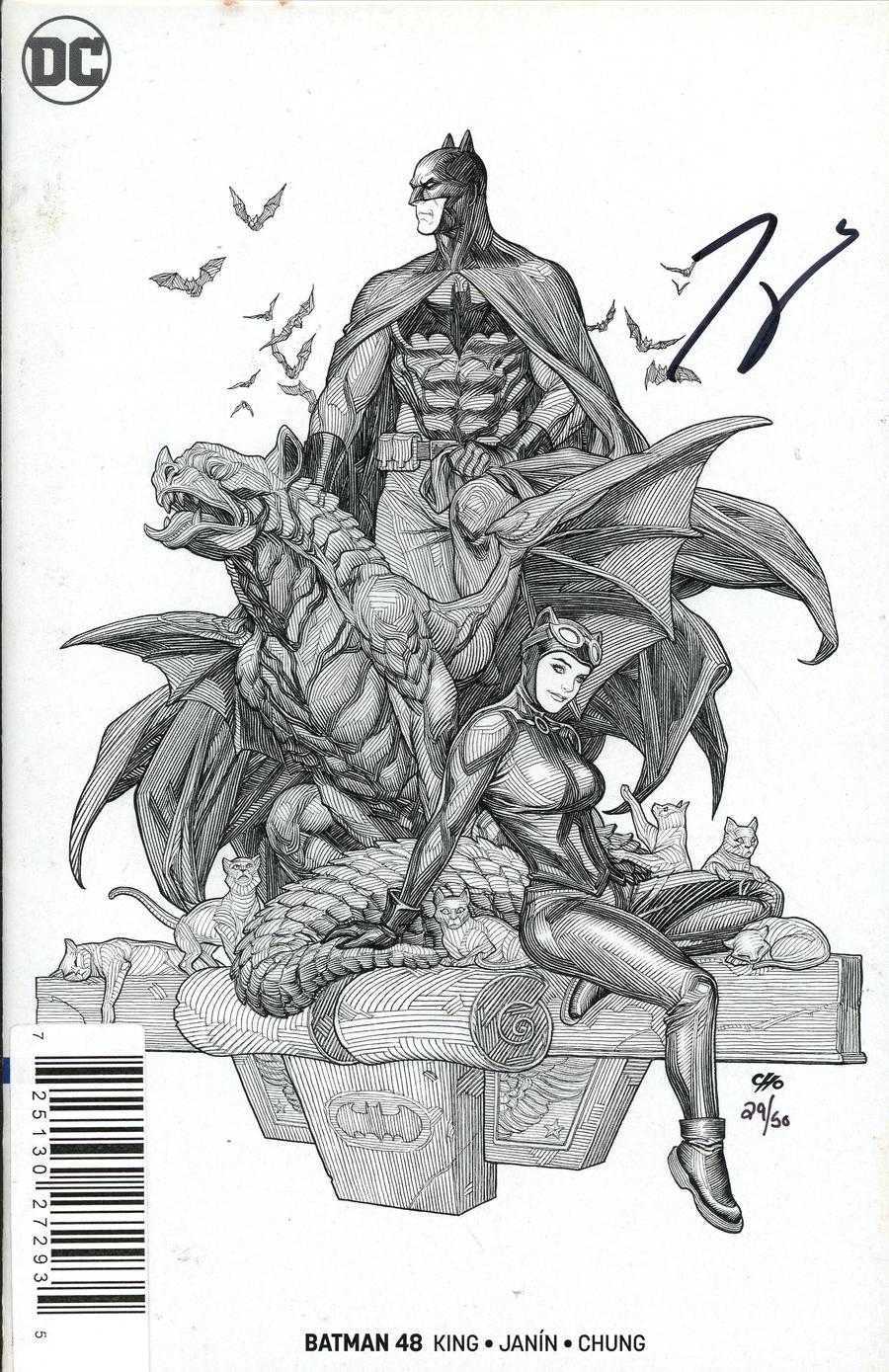 Batman Vol 3 #48 Cover C DF Signed By Tom King