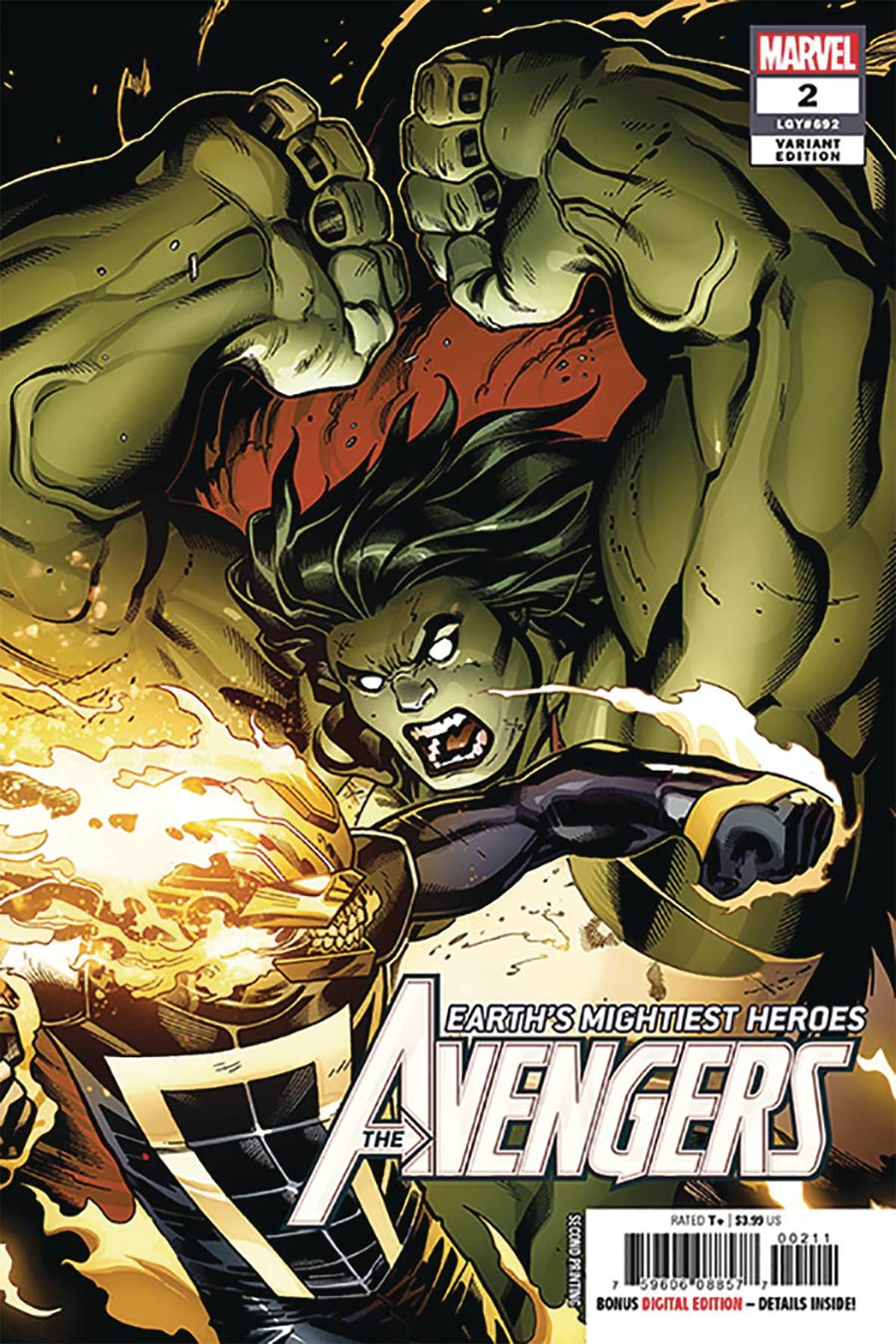 Avengers Vol 7 #2 Cover F DF Encore Edition Signed By Mark Morales