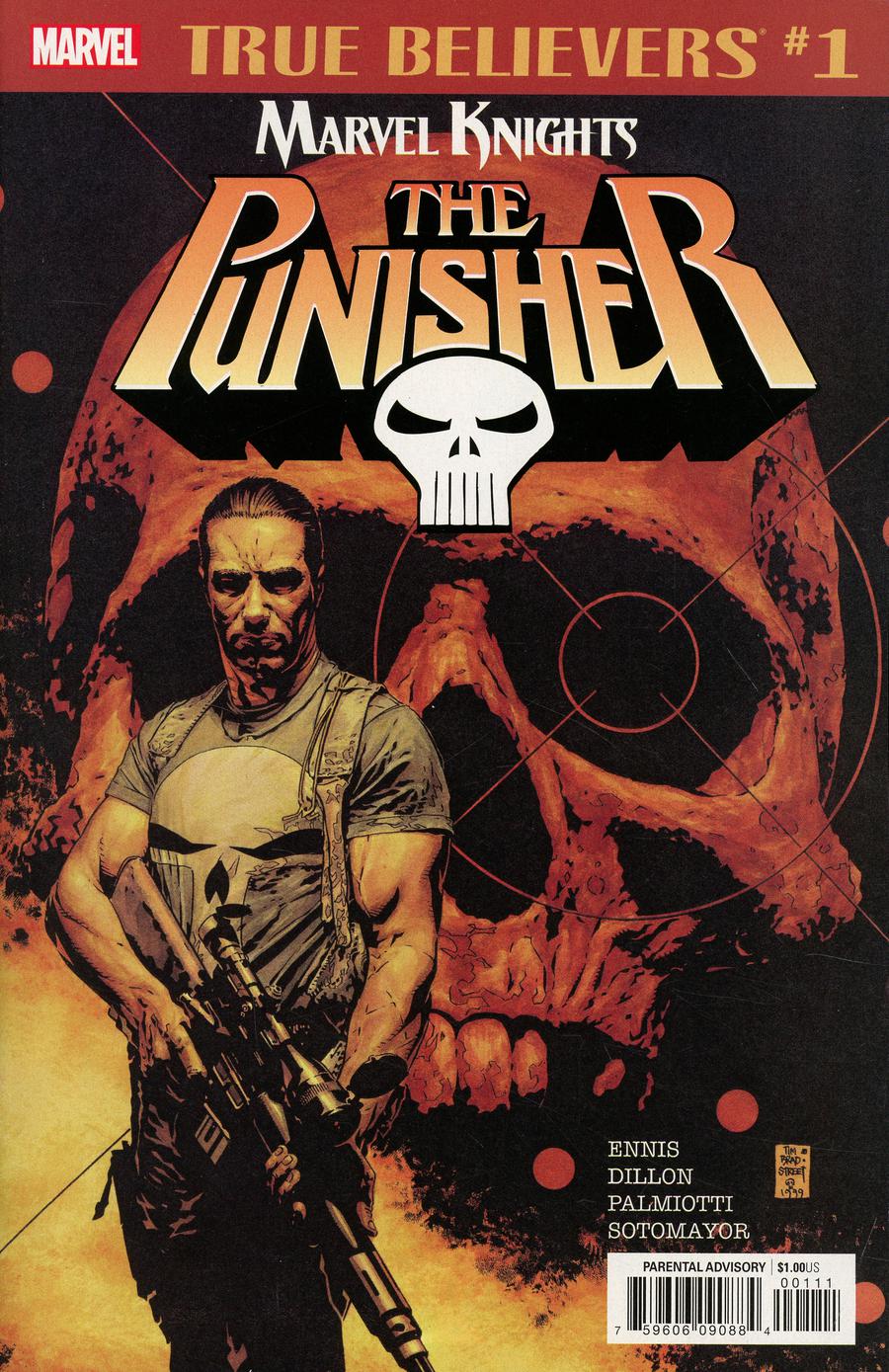 True Believers Marvel Knights 20th Anniversary Punisher By Garth Ennis Steve Dillon & Jimmy Palmiotti #1