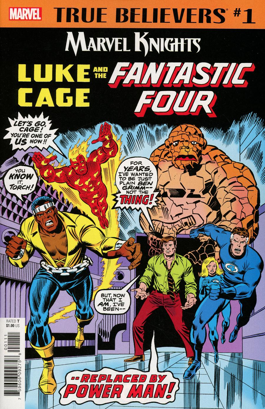 True Believers Marvel Knights 20th Anniversary Luke Cage Fantastic Four #1