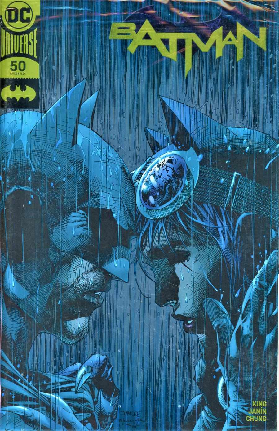 Batman Vol 3 #50 Cover Q Jim Lee Gold Foil Variant Cover