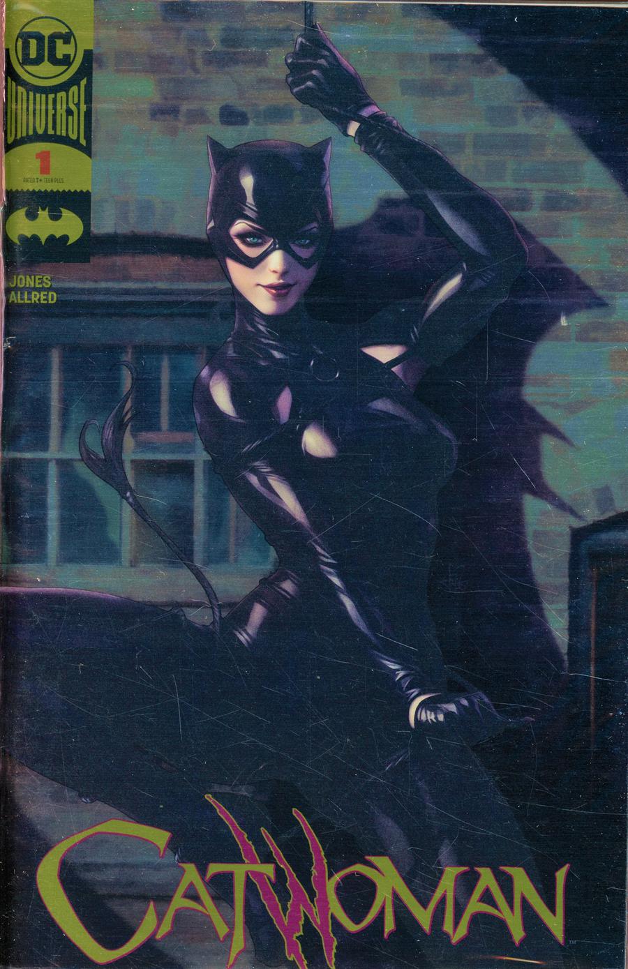 Catwoman Vol 5 #1 Cover E Stanley Artgerm Lau Gold Foil Variant Cover