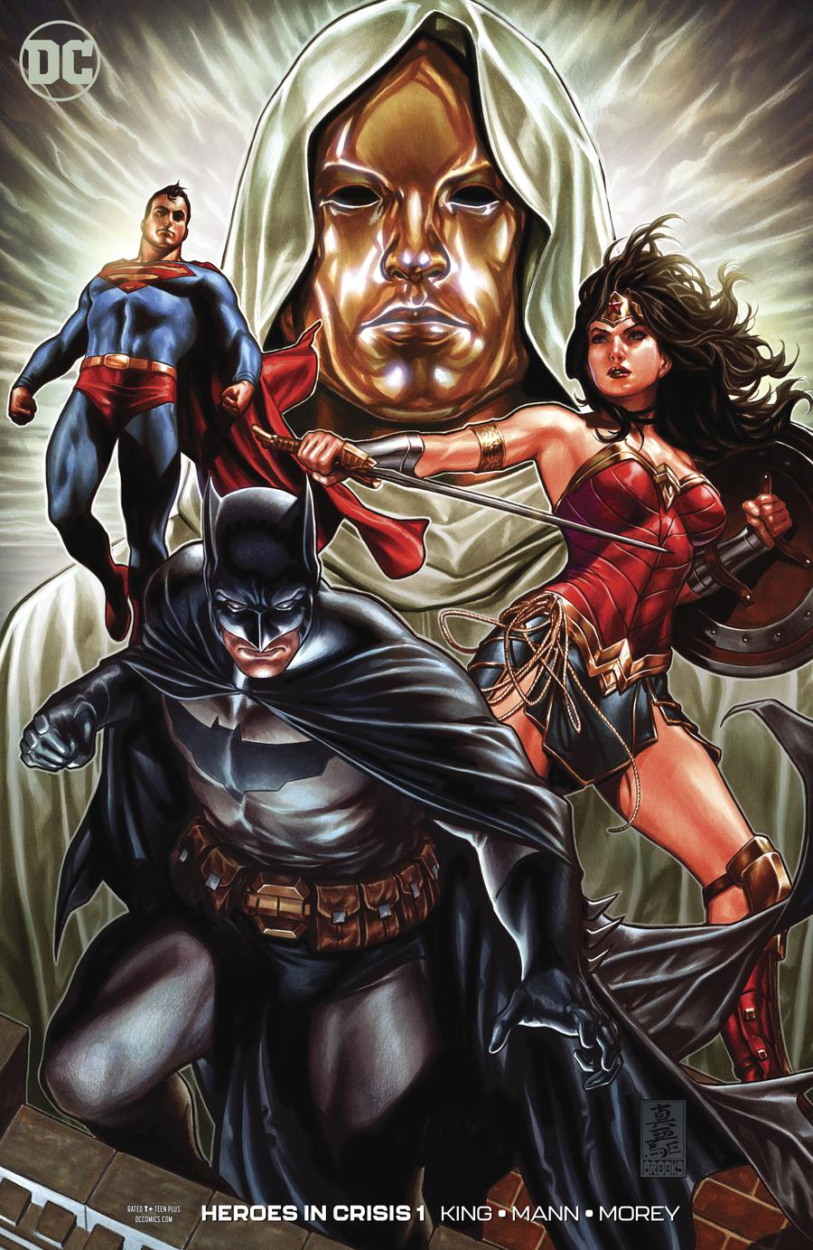 Heroes In Crisis #1 Cover E Incentive Mark Brooks Variant Cover