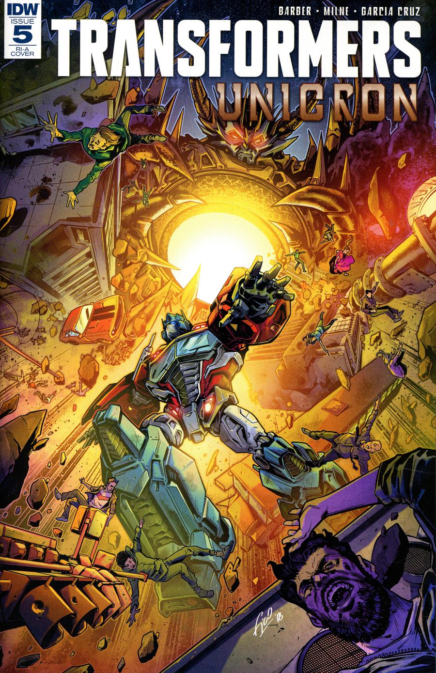 Transformers Unicron #5 Cover C Incentive Fico Ossio Variant Cover
