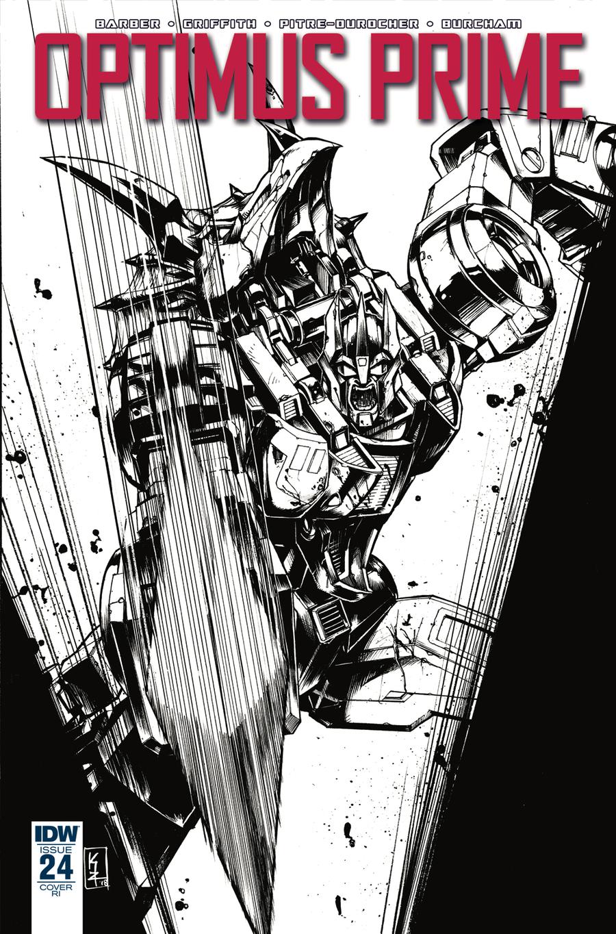 Optimus Prime #24 Cover C Incentive Kei Zama Sketch Cover