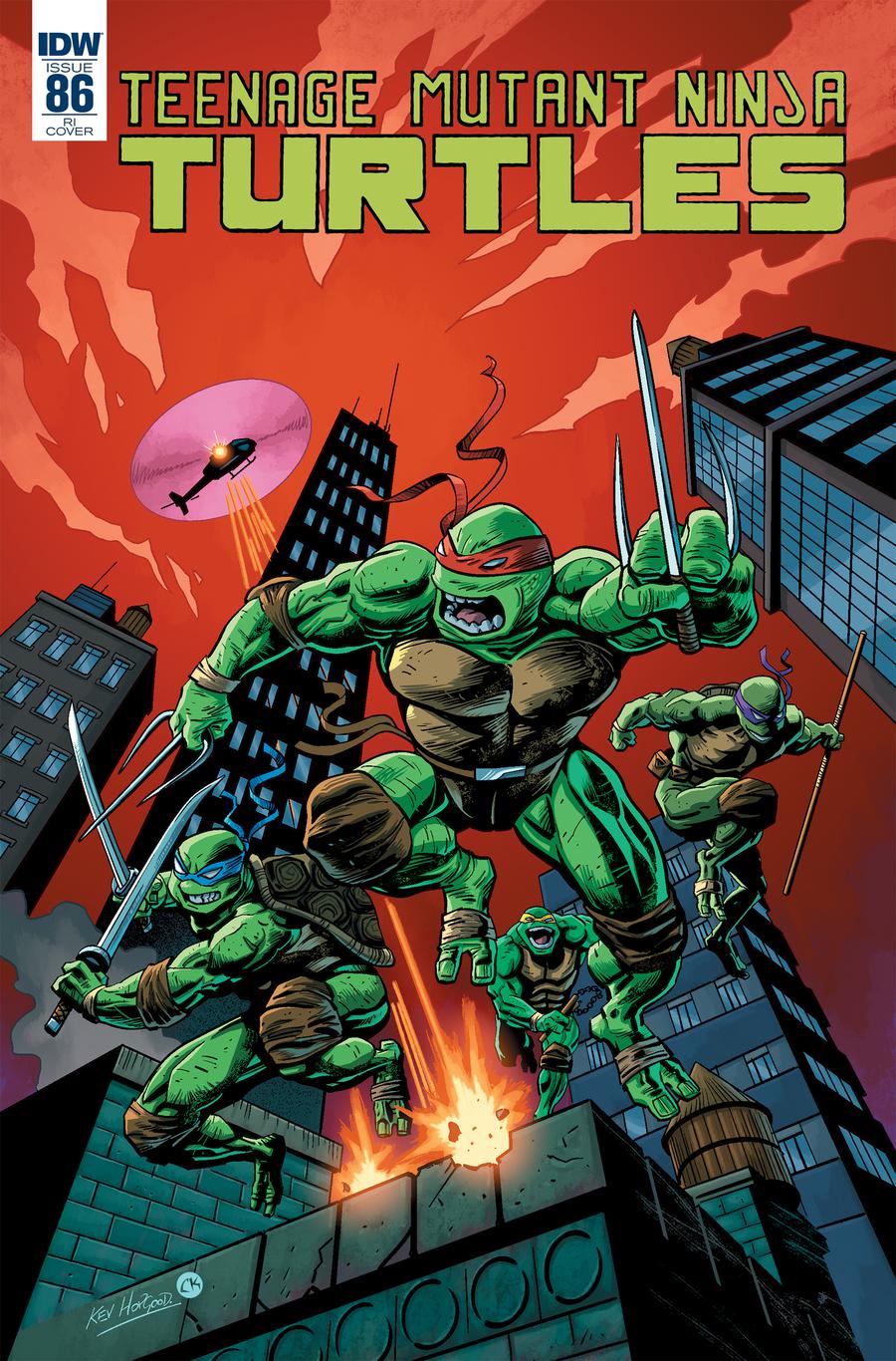 Teenage Mutant Ninja Turtles Vol 5 #86 Cover C Incentive Kevin Hopgood Variant Cover