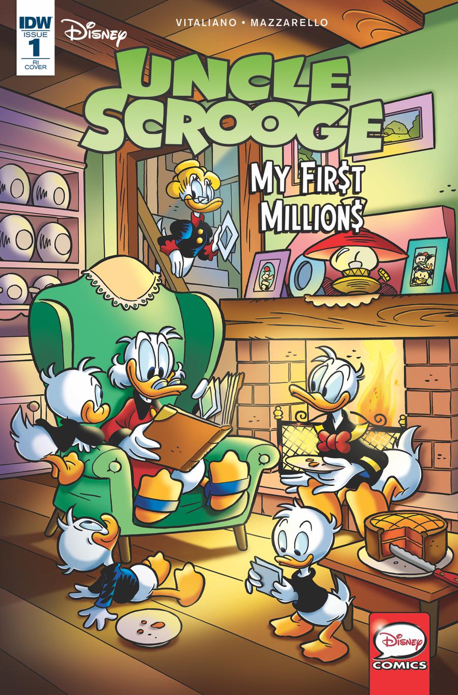 Uncle Scrooge My First Millions #1 Cover B Incentive Marco Mazzarello Variant Cover