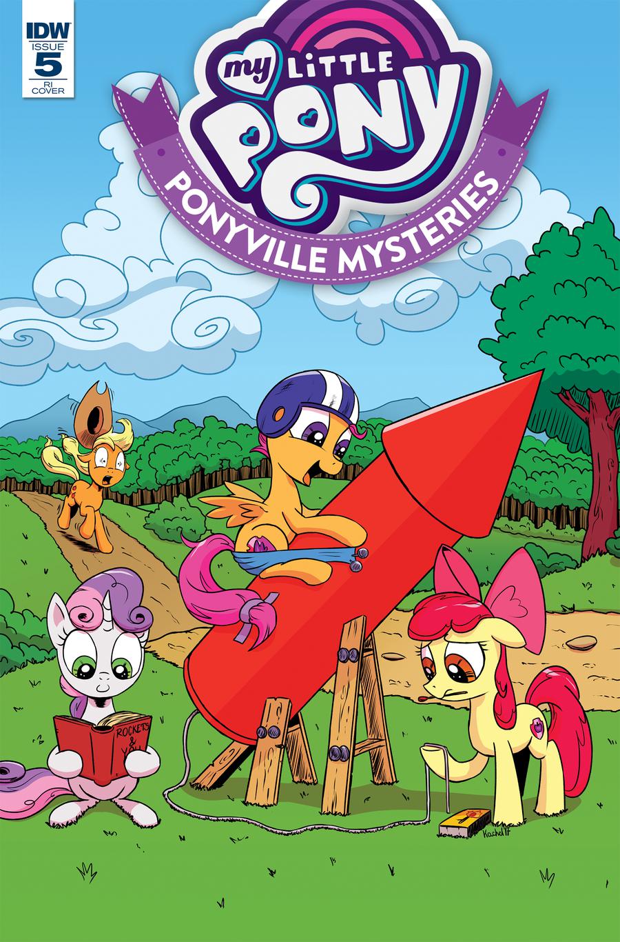 My Little Pony Ponyville Mysteries #5 Cover C Incentive Konrad Kachel Variant Cover