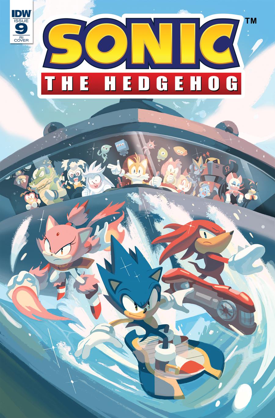 Sonic The Hedgehog Vol 3 #9 Cover C Incentive Nathalie Foudraine Variant Cover