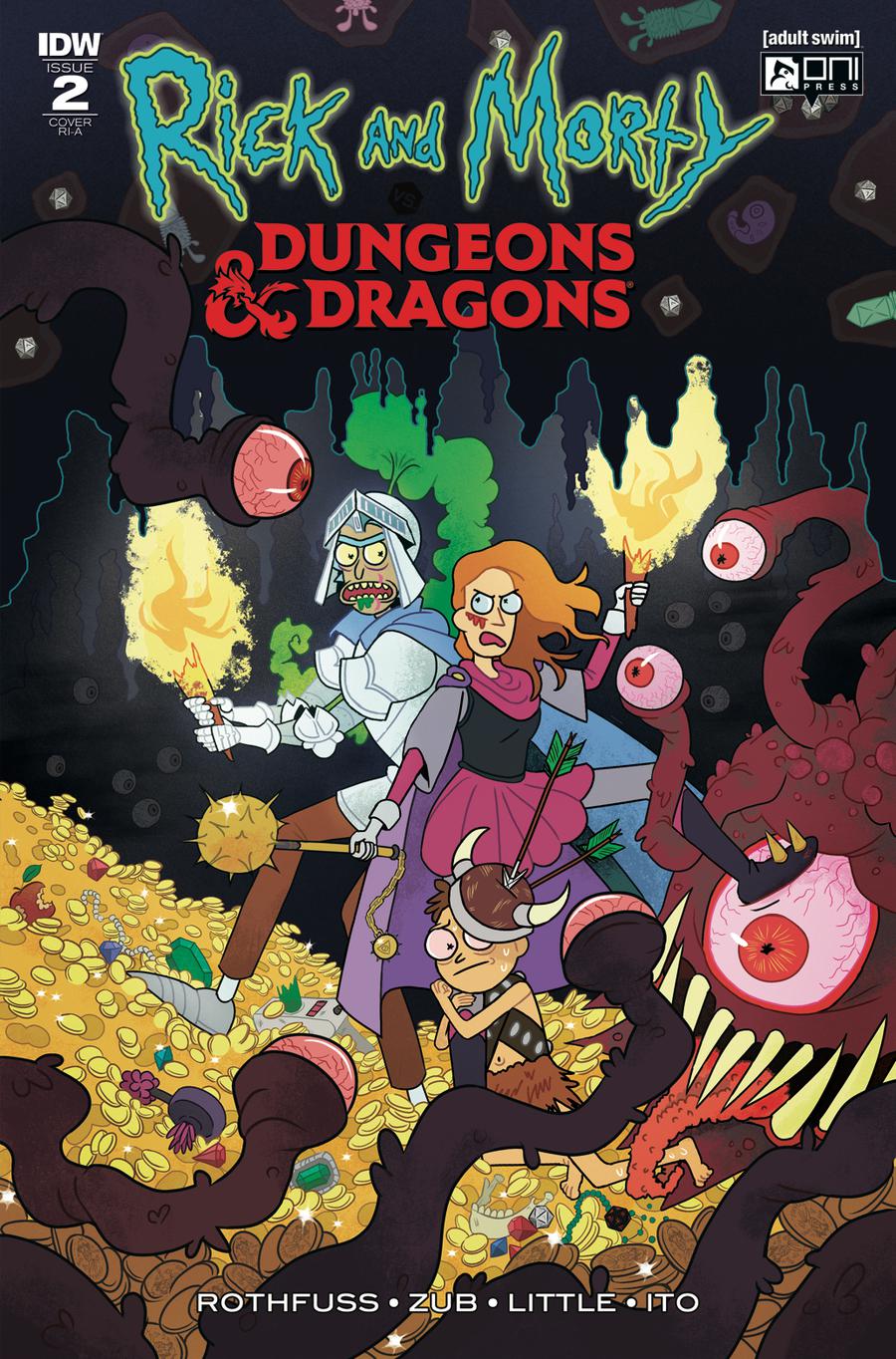Rick And Morty vs Dungeons & Dragons #2 Cover C Incentive Julia Scott Variant Cover